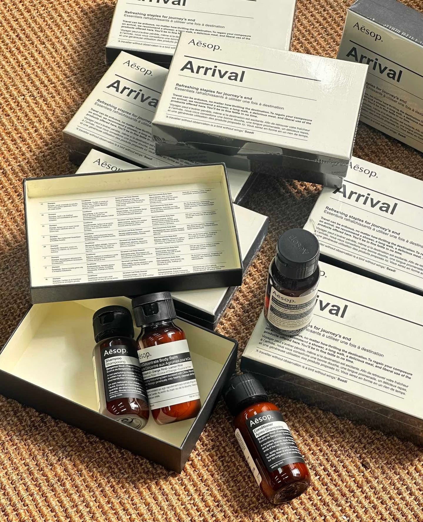 Aesop Arrival Travel Kit 4 x 50ml – 50% Warehouse Clearance | Travel Essentials Gift Set