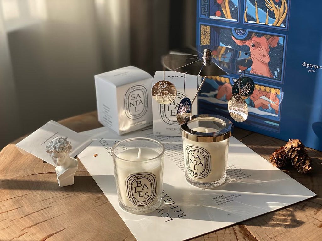 Diptyque Rotating Candle Holder Set – Luxury Home Decor | 50% Warehouse Clearance