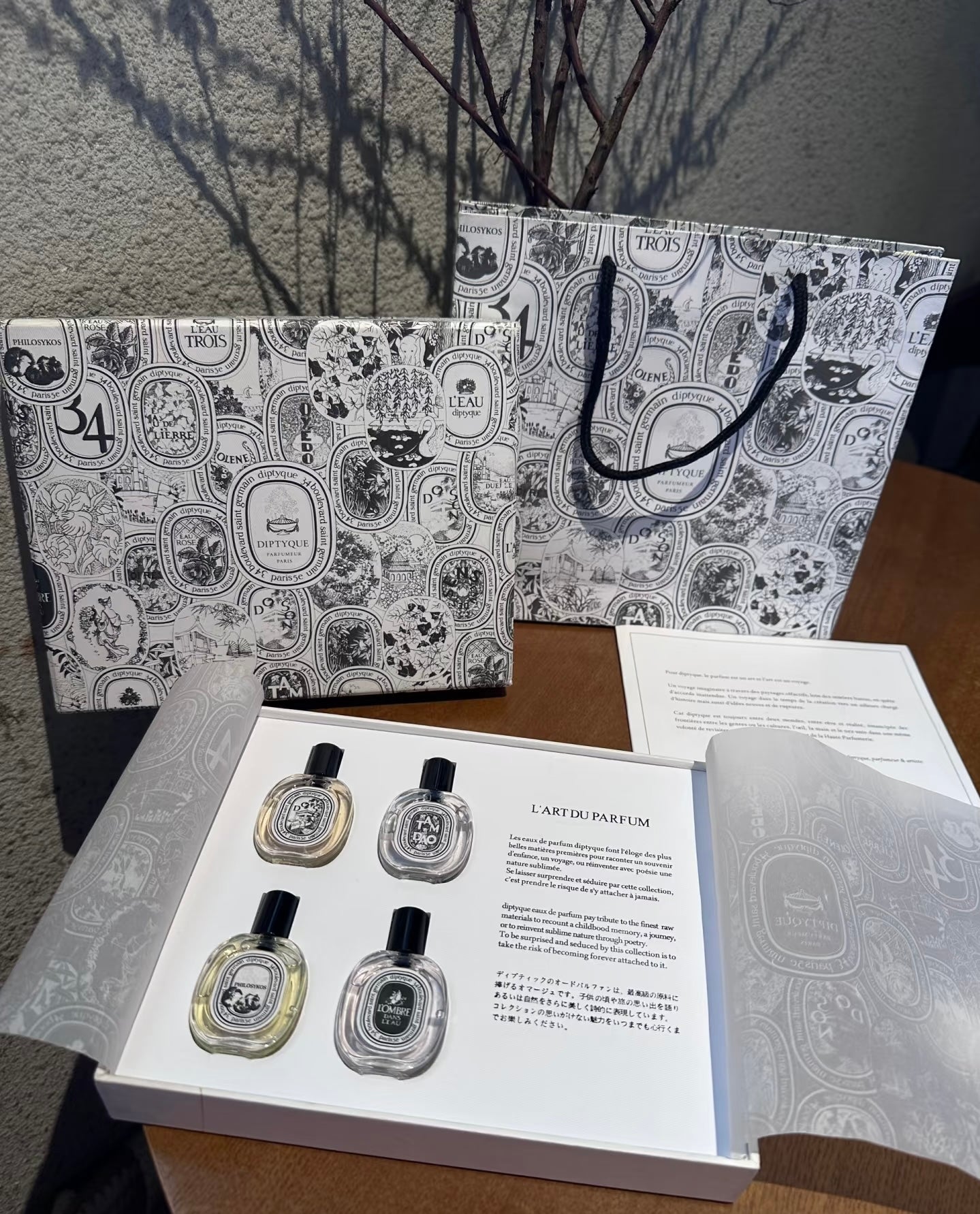 Diptyque Mini Perfume Gift Set (4 × 10ml) - 50% Warehouse Clearance | Authentic | Limited Stock