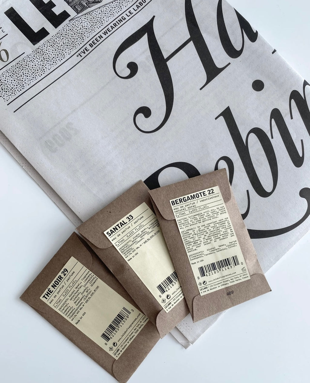 Le Labo Eau de Parfum 2ml Samples – 50% Warehouse Clearance | Fragrance Trial Set