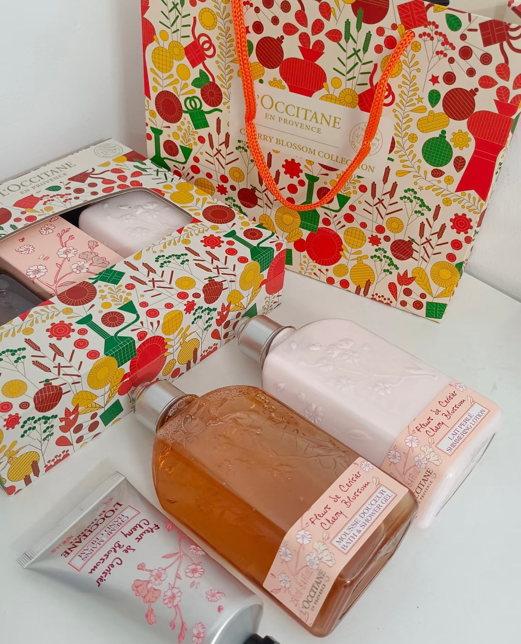 L’OCCITANE Cherry Blossom Gift Set | Limited Edition | 50% Warehouse Clearance