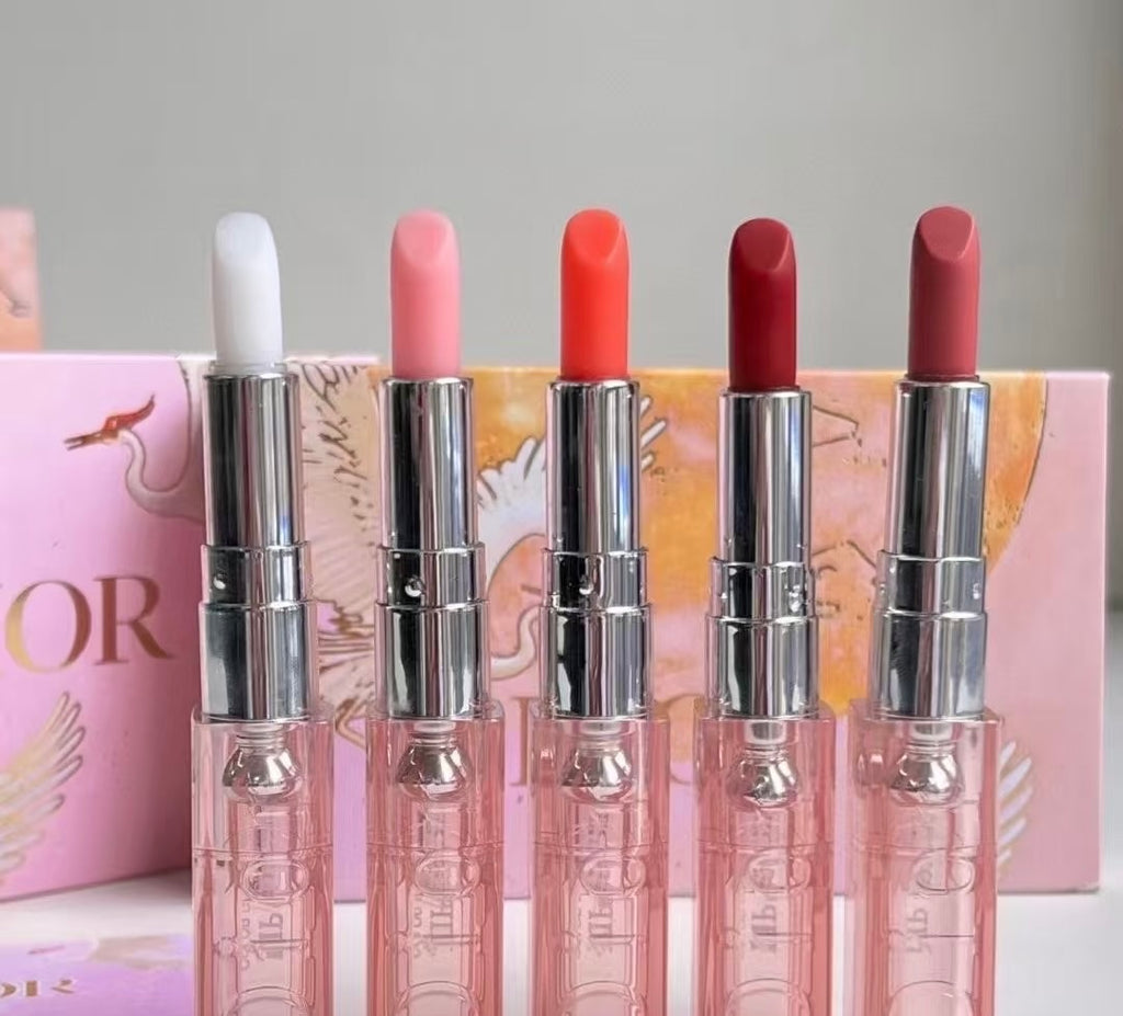 CHRISTIAN DIOR Rouge Dior Mini Lipstick Gift Set (5 Shades) | Limited Edition | 50% Off Warehouse Clearance