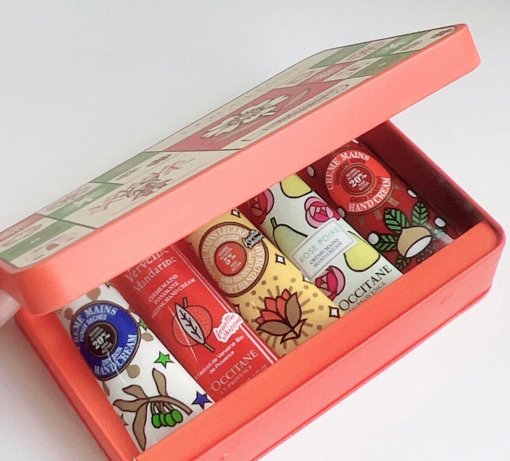L’OCCITANE En Provence Hand Cream Tin Gift Set (5 x 30ml) | Limited Edition | 50% Warehouse Clearance