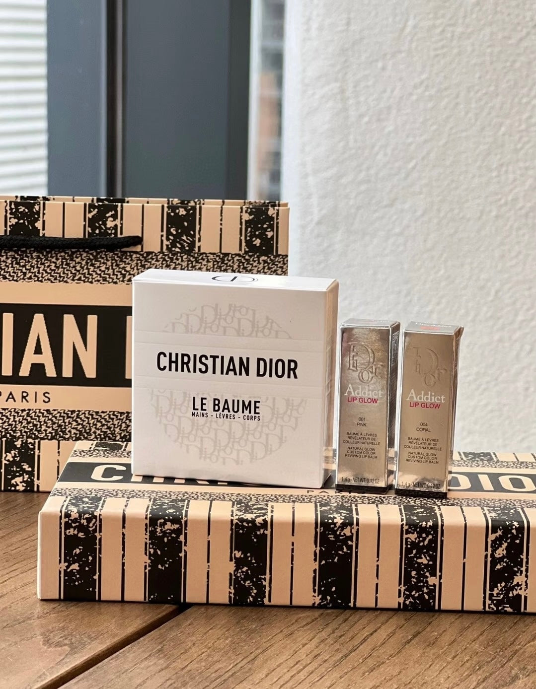 CHRISTIAN DIOR Le Baume Multi-Use Balm + Dior Addict Lip Glow Mini Set | Gift Set
