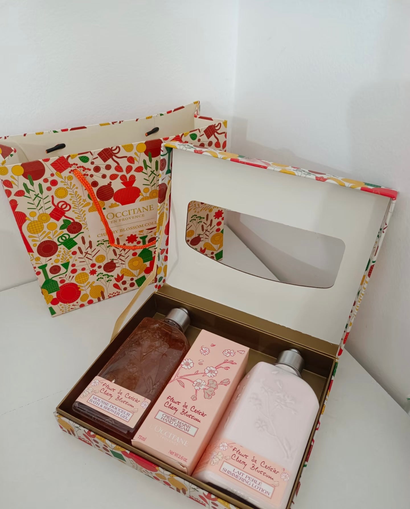 L’OCCITANE Cherry Blossom Gift Set | Limited Edition | 50% Warehouse Clearance